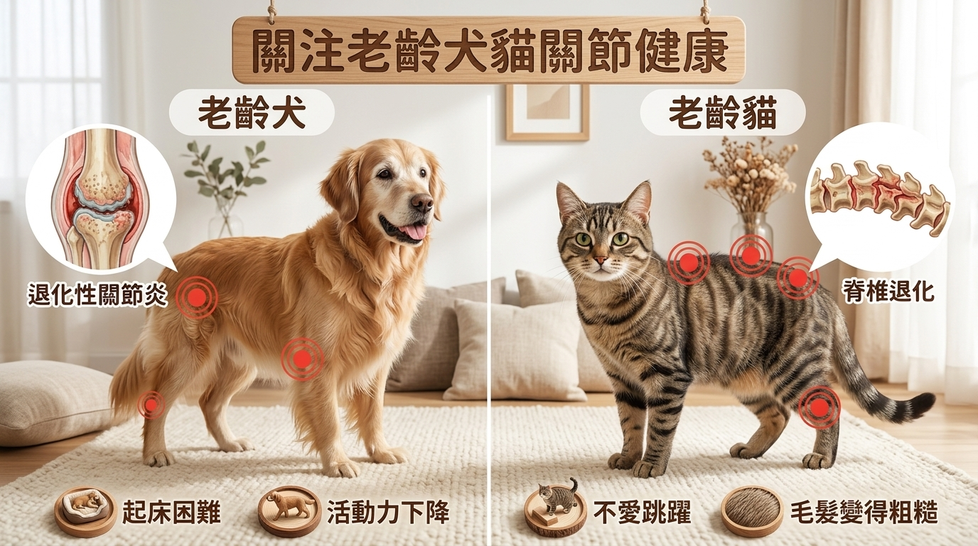新品上市：老齡犬貓專用關節加強配方正式開賣